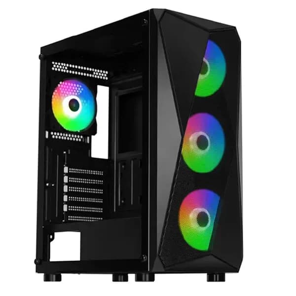 CASE HYBROK ARES RGB BLACK