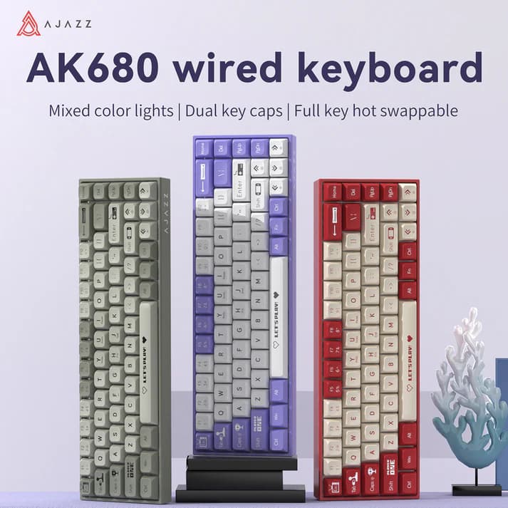 AJAZZ AK680 WIRED MECHANICAL KEYBOARD