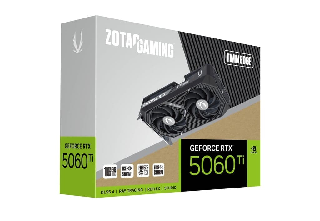ZOTAC GAMING GeForce RTX 5060 Ti 16GB Twin Edge oc